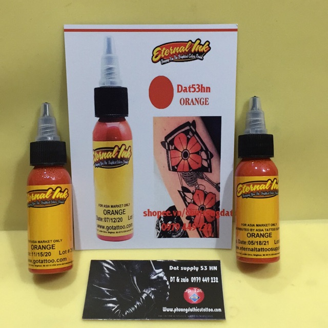 Mực xăm Eternal mầu Orange