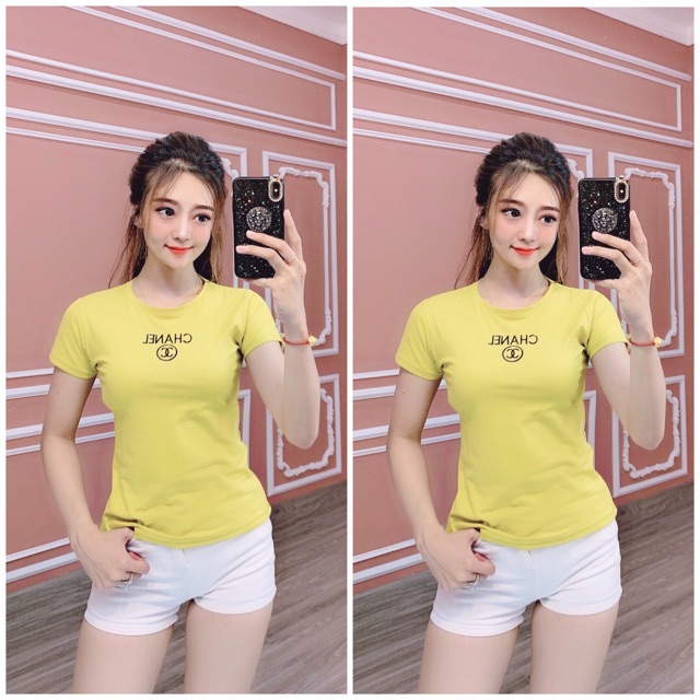 Áo thun thái thêu form ôm body 💯% chụp thật | BigBuy360 - bigbuy360.vn