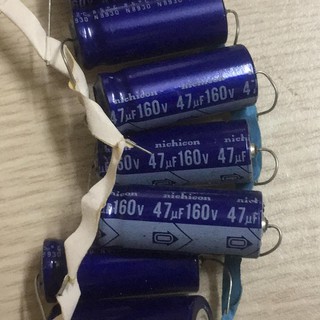 Tụ nichicon VX 47uF 160V dùng cho mạch Sun Audio