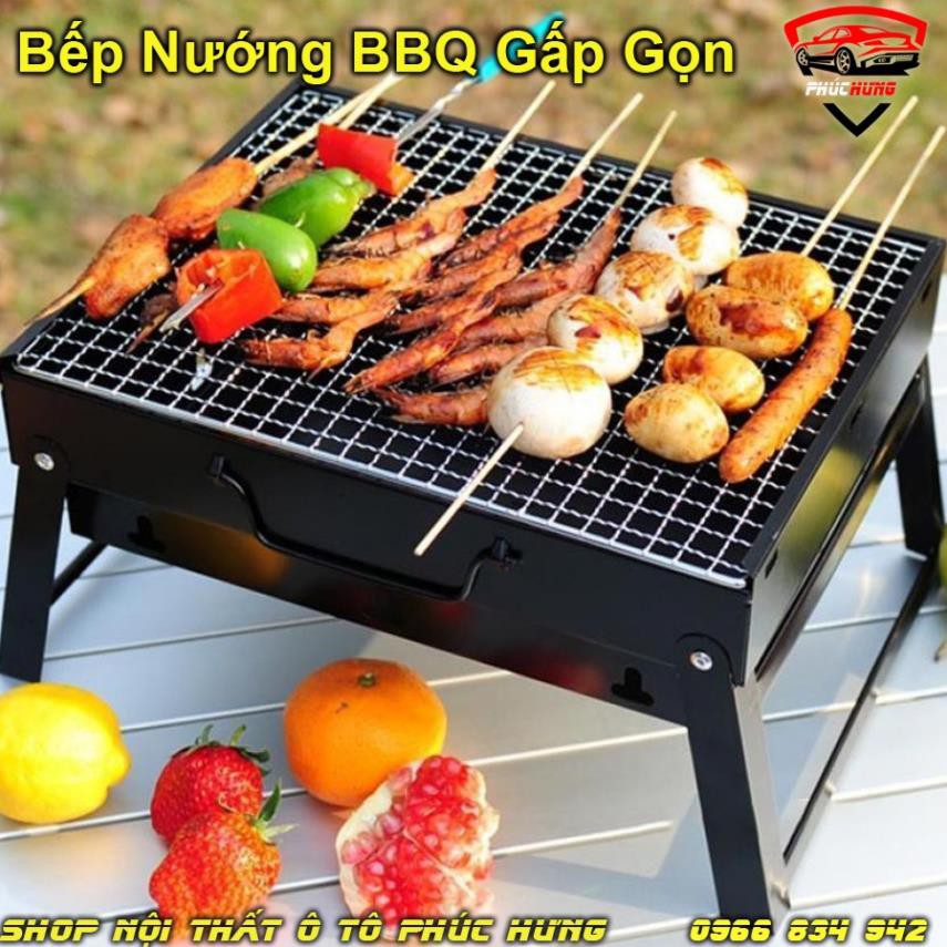 Bếp Nướng Than Gấp Gọn Chuyên Nướng BBQ - 36x27cm