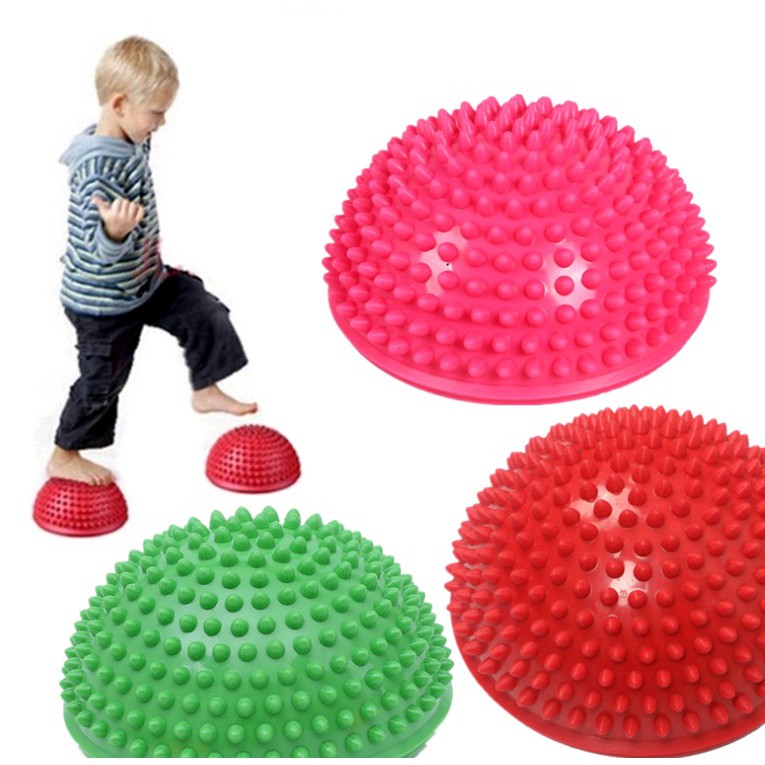 Bán cầu gai cho bé vận động, luyện giác quan hoặc mẹ tập Gym, hỗ trợ bé có bàn chân bẹt