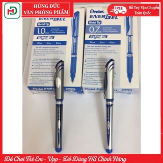 Bút ký mực nước gel Pentel ngòi 0.7mm mực xanh/mực đen, Ruột bút ký
