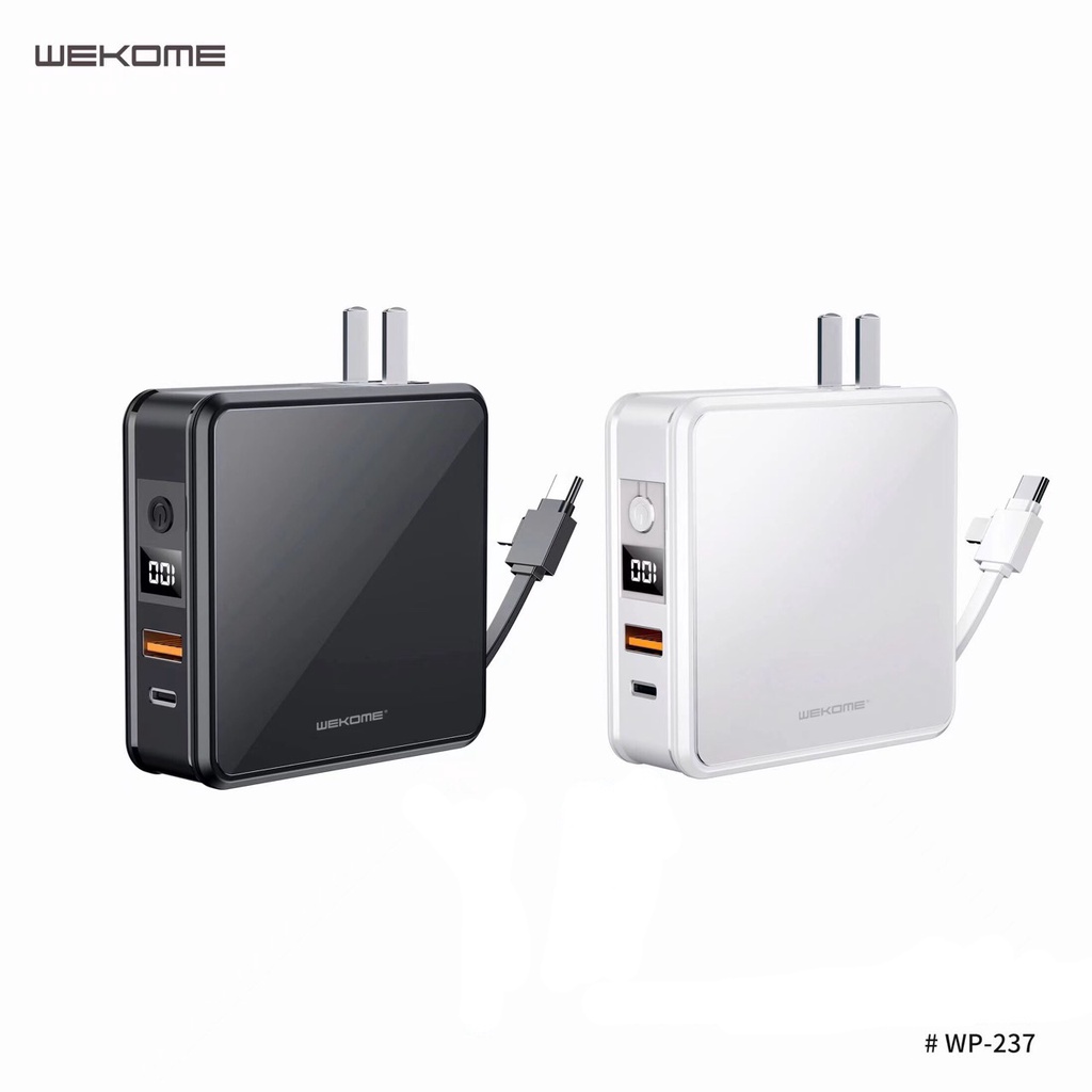 Củ Sạc + Sạc dự phòng đa năng tích hợp sạc nhanh 22.5W 10000mah WP-237