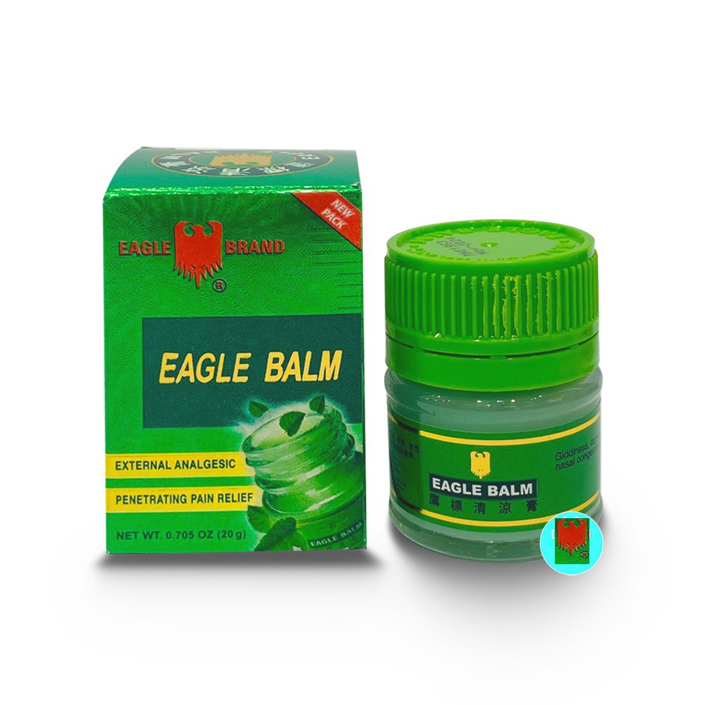 Dầu cù là xanh Con Ó Eagle Balm 20g - Singapore