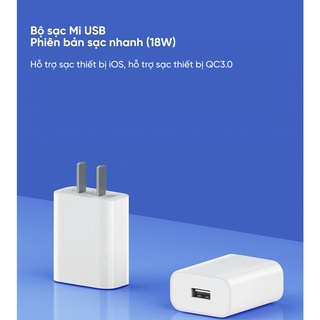 Bộ sạc Mi USB phiên bản sạc nhanh (18W) DMY-08-EH