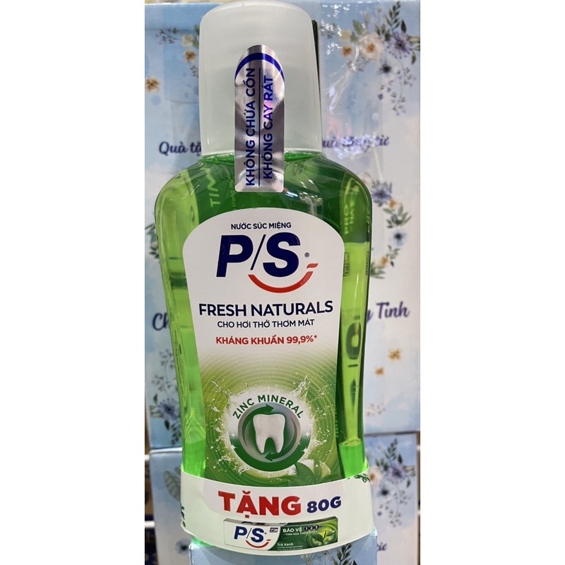 nước xúc miệng 300ml+kem đánh răng 90g