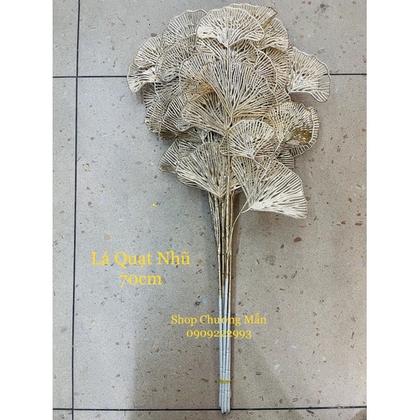 10 Cánh Lá Nhũ Kim Tuyến Trang Trí Đông Đào, Tháp Bánh, Giỏ Quà Tết
