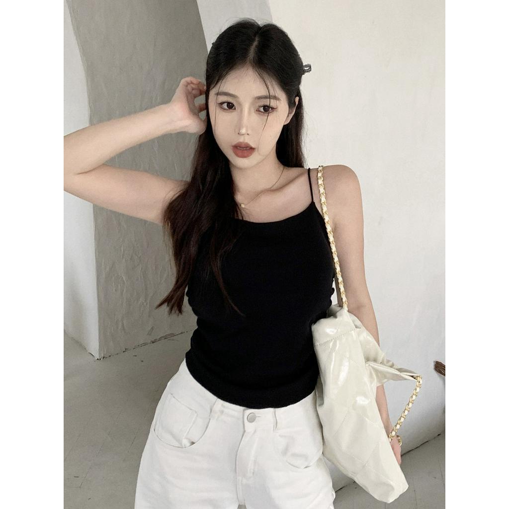 Áo Croptop Hai Dây Dáng Ôm Phong Cách Mùa Hè Mới 62726