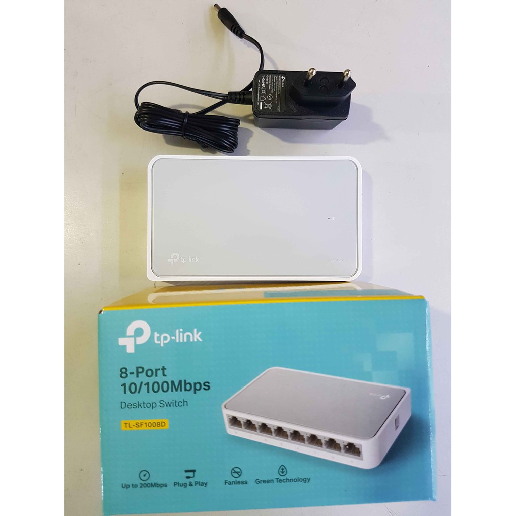 Switch chia mạng TPLINK 8 port SF1008D 10/100 (Hàng chính hãng) - BH 24 tháng