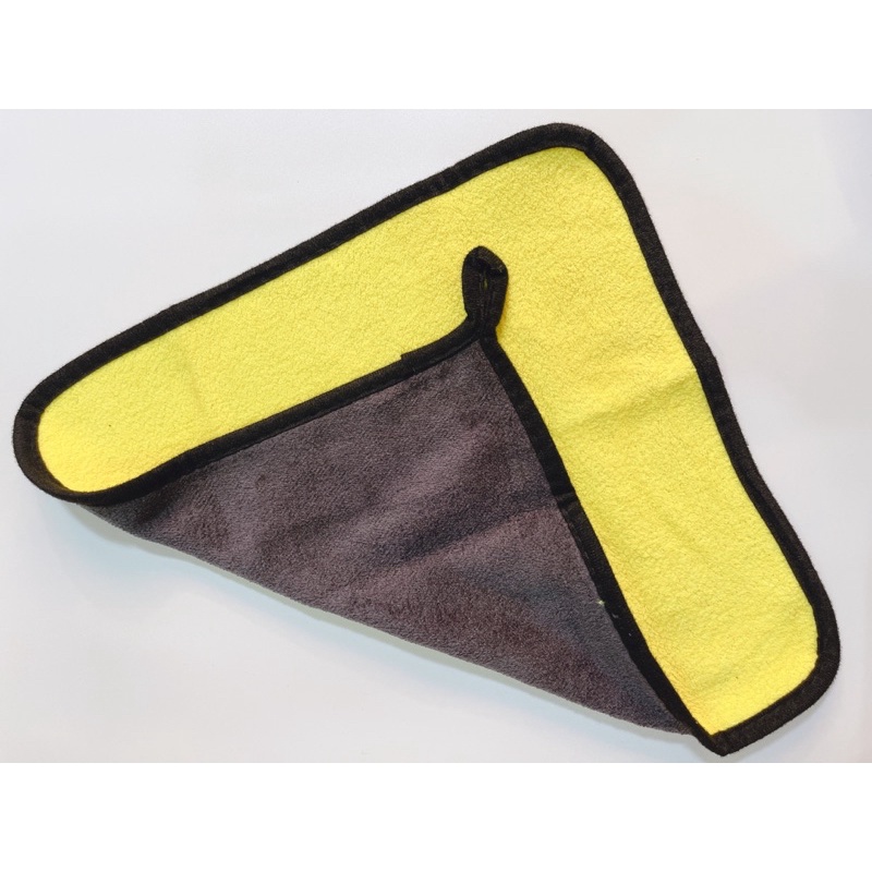 Khăn 3M lau xe đa năng 2mặt vàng & xám thấm hút nước tốt kích thước 30x30cm