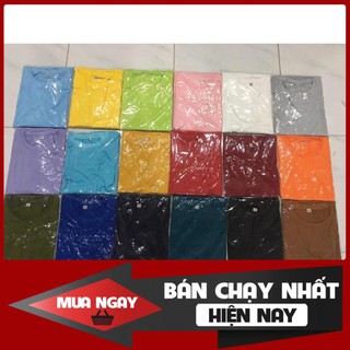 [Đang Sale – FreeShip] ÁO PHÔNG TRƠN CỎ TRÒN - GAM MÀU SÁNG