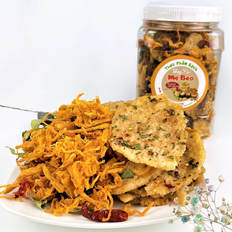 Cơm cháy lắc khô gà lá chanh 500Gr Cực Ngon | BigBuy360 - bigbuy360.vn