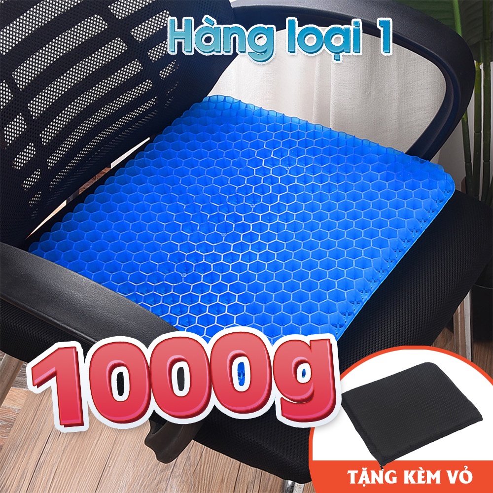 Bộ gối tựa lưng có gai massage &amp; đệm lót mông ghế văn phòng 3D Silicon SP05 EMA