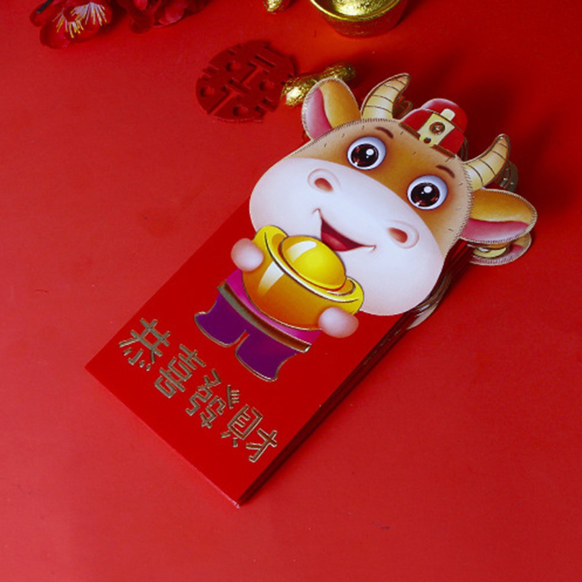 Bộ 3 Bao Lì Xì Năm Mới Họa Tiết Hoạt Hình Xinh Xắn