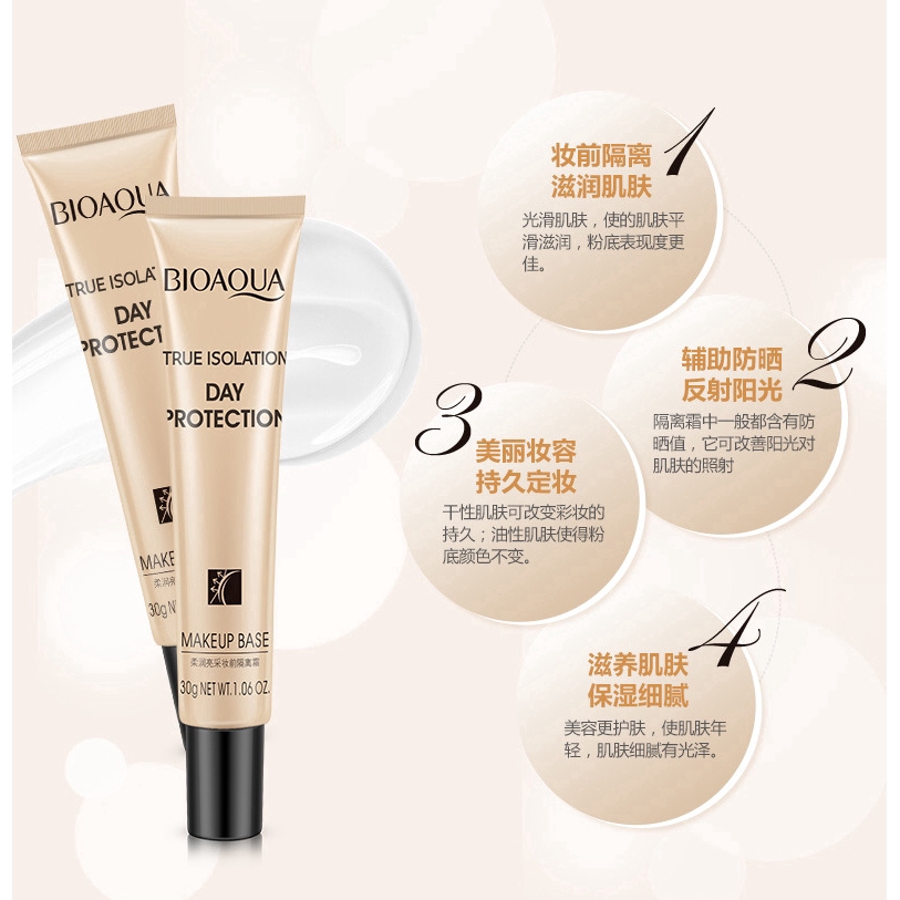 Kem nền lót trang điểm BIOAQUA dưỡng ẩm làm trắng da kiểm soát dầu cho mặt | BigBuy360 - bigbuy360.vn