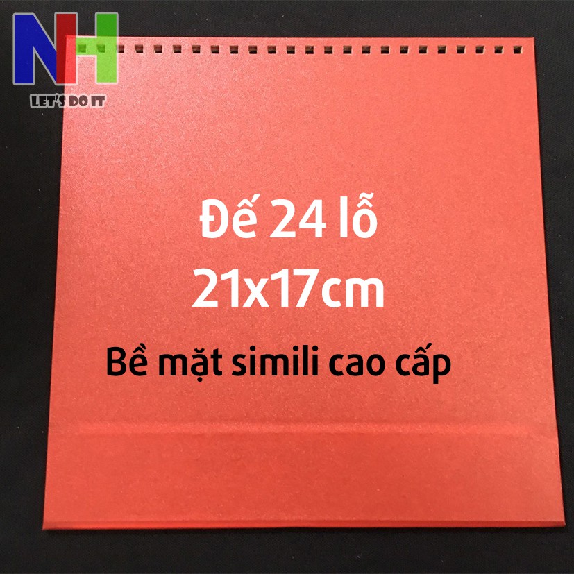 Đế lịch để bàn đứng/ngang - kèm lò xo theo bộ