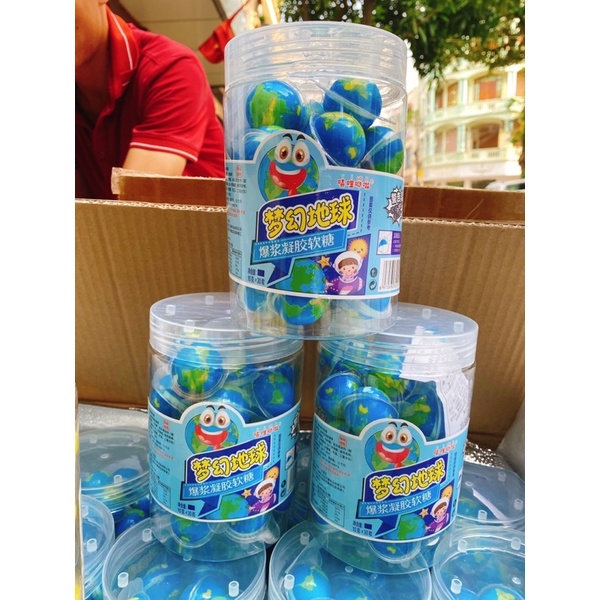 Kẹo dẻo mắt/dưa hấu/vịt có nhân hộp 30cái