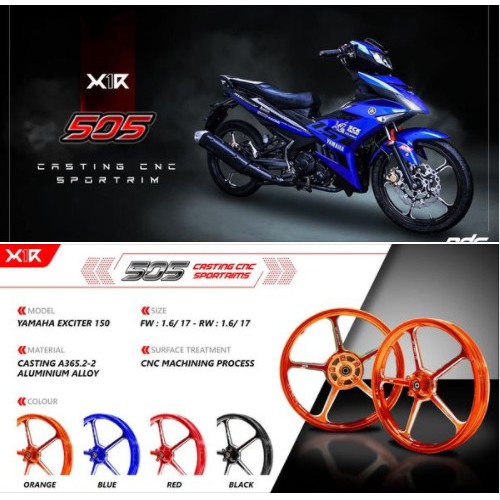 [TẶNG ĐĨA TRƯỚC 245MM] VÀNH ĐÚC MÂM X1R EX155 &amp; EX150 CNC