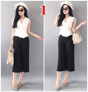 Quần Culottes Ống rộng