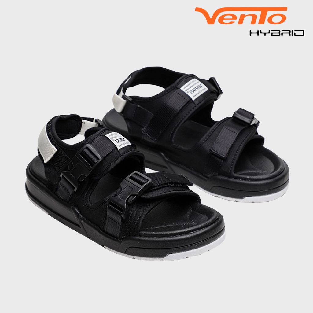 [Hàng Chính Hãng] Giày Sandal Vento Nam Nữ - MS NV1002 - ĐEN TRẮNG