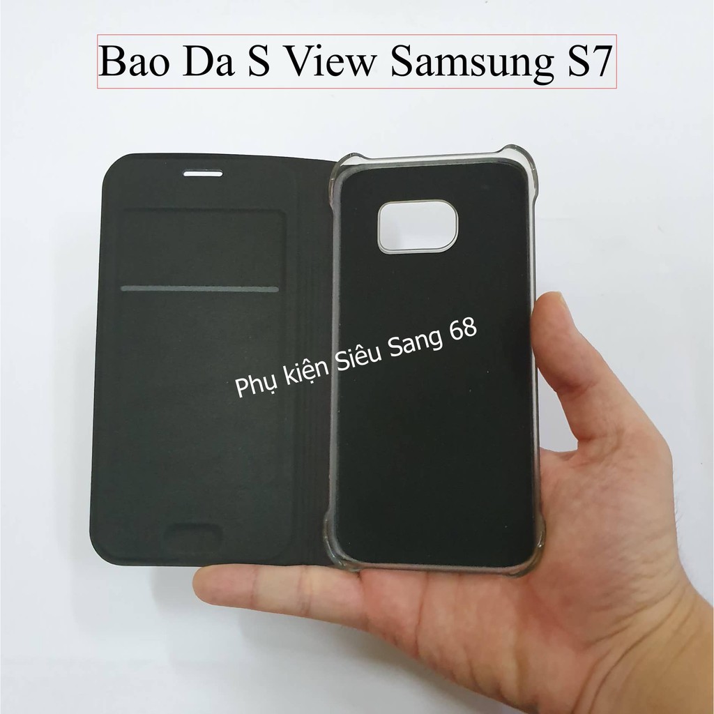 Samsung S7| Bao Da S View Samsung Glaxy S7 - Pk68