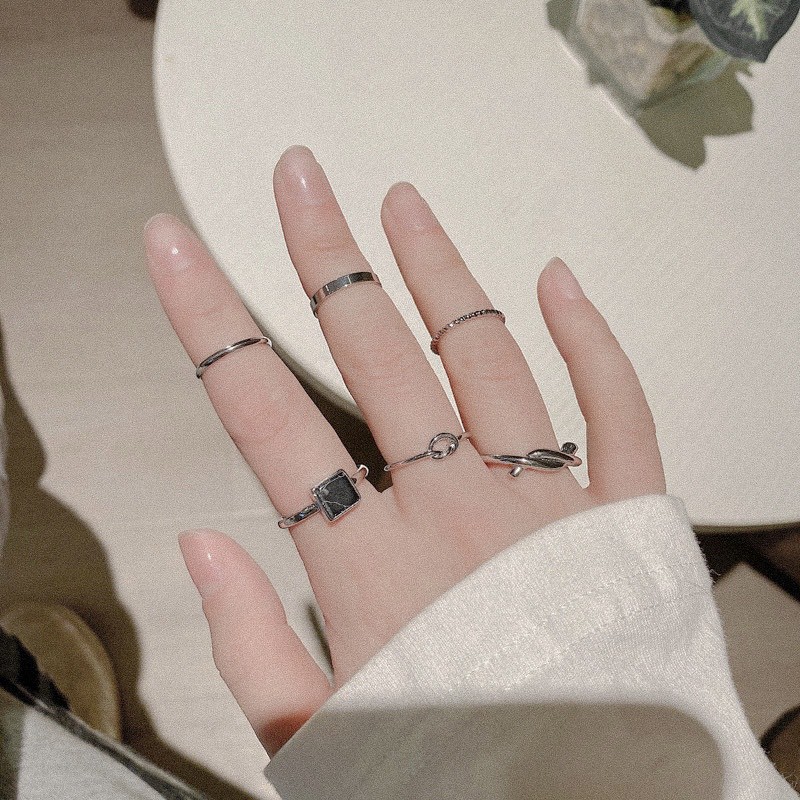 Set nhẫn 6 chiếc siêu xinh