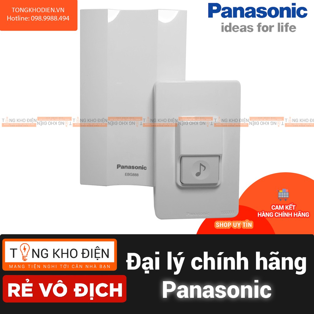 Bộ chuông điện Panasonic [CHÍNH HÃNG] EBG888 &amp; EGG331