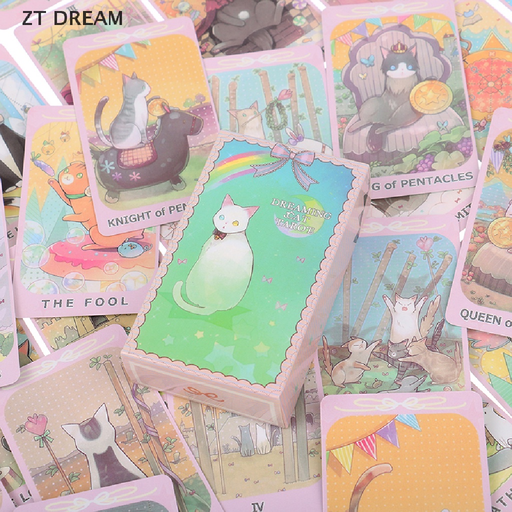 Bộ Bài Tarot 07 Lá Bài Tarot Mèo Trong Fate Divination