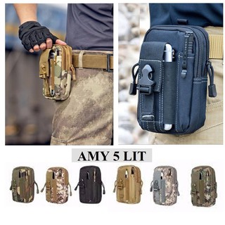 [XẢ KHO 3 NGÀY] Túi Đeo Hông Đựng Điện Thoại Chống Sốc Kiểu Chiến Thuật Army- Vải Dù Độ Bền Cao - BH 3 Tháng Sử Dụng