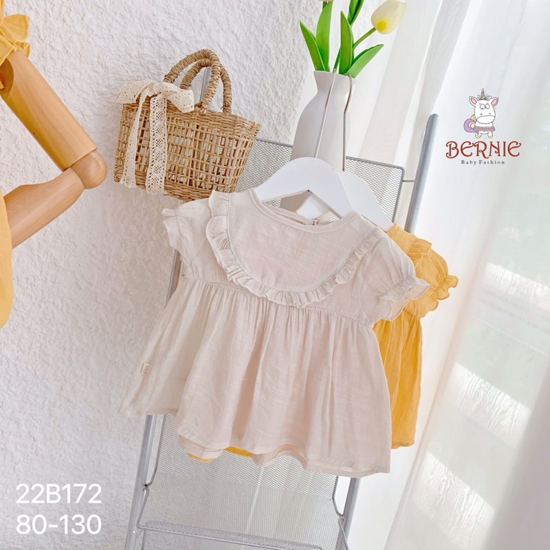 Bộ bé gái Bernie đũi baby Doll mềm mại cho bé từ 9-22kg-22B172