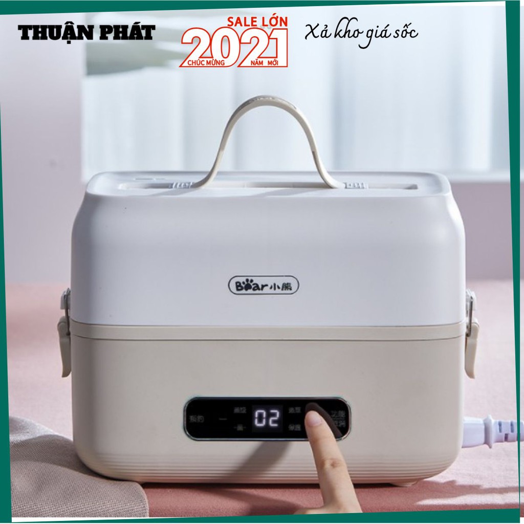 Hộp cơm cắm điện Bear DFH-B15Q1, nấu chín, hâm nóng và giữ nhiệt cho thức ăn, sử dụng inox cao cấp 304 | BigBuy360 - bigbuy360.vn