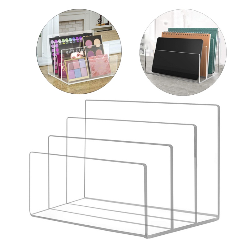 Wer 1 Khay Đựng Tài Liệu / Sách Bằng Acrylic Trong Suốt Sành Điệu