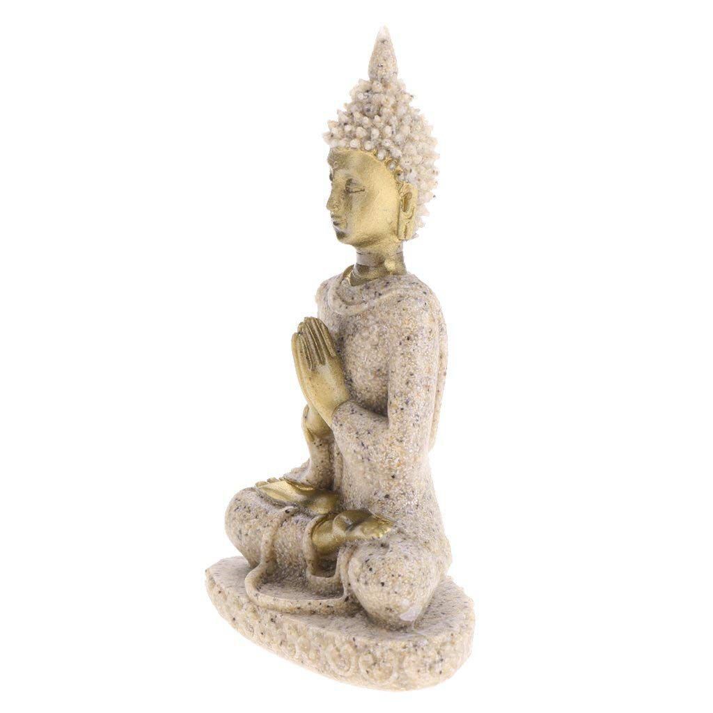 Mô hình tượng Đức Phật 8.5*6.5*3cm bằng đá dùng để trang trí nội thất