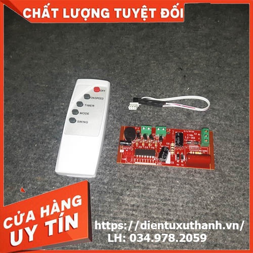 Mạch điều khiển quạt điều hòa hơi nước