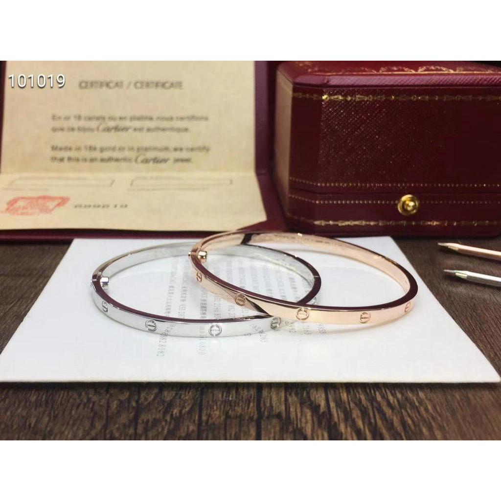 Vòng tay Cartier bản nhỏ thiết kế đơn giản | BigBuy360 - bigbuy360.vn