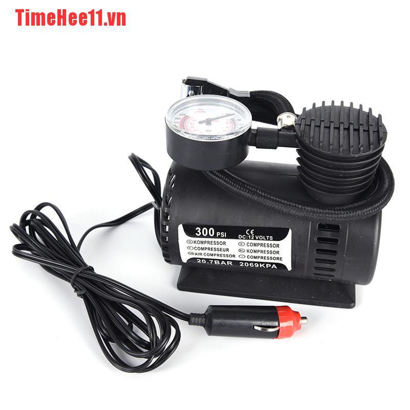 【TimeHee11】300PSI 12V Portable Mini Air Compressor Auto Car ElectricTire Air