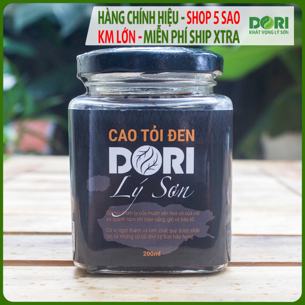 Cao Tỏi Đen Dori Lý Sơn Thượng Hạng – Hũ 200ml