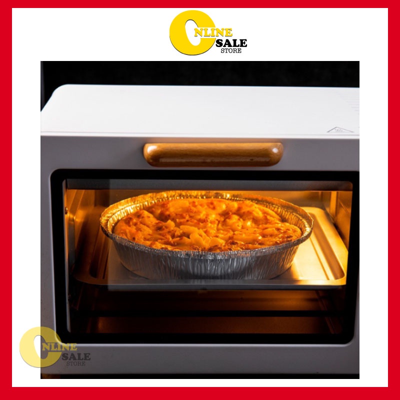 Combo 10 Khay Bát giấy bạc 17.5 x 3cm cm nướng bánh, thịt,đồ ăn bằng lò vi sóng hoặc lót nồi chiên không dầu