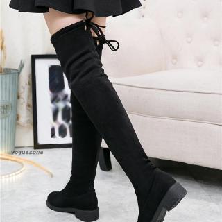 Giày Bốt Cổ Cao Qua Gối Thời Trang Dành Cho Nữ