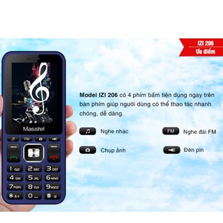 Điện Thoại Masstel iZi 206