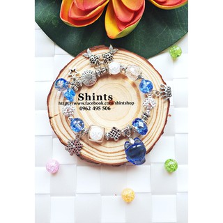 Vòng tay thiết kế phụ kiện hợp kim gắn hồ ly xanh dương - 350k