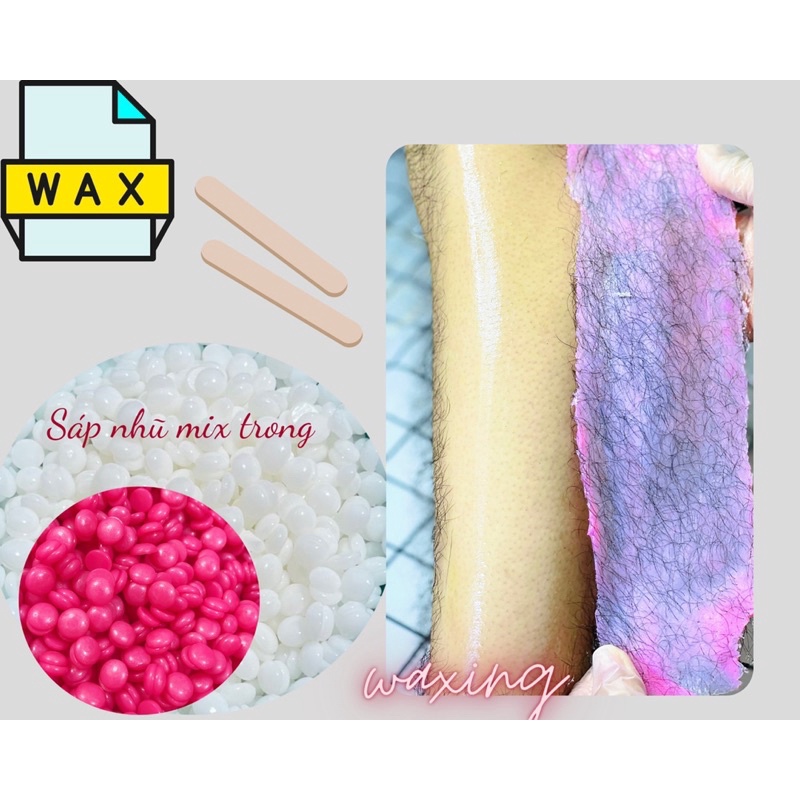 COMBO 100gr SÁP WAX BEANS CAO CẤP + MỠ TRĂN NGUYÊN CHẤT