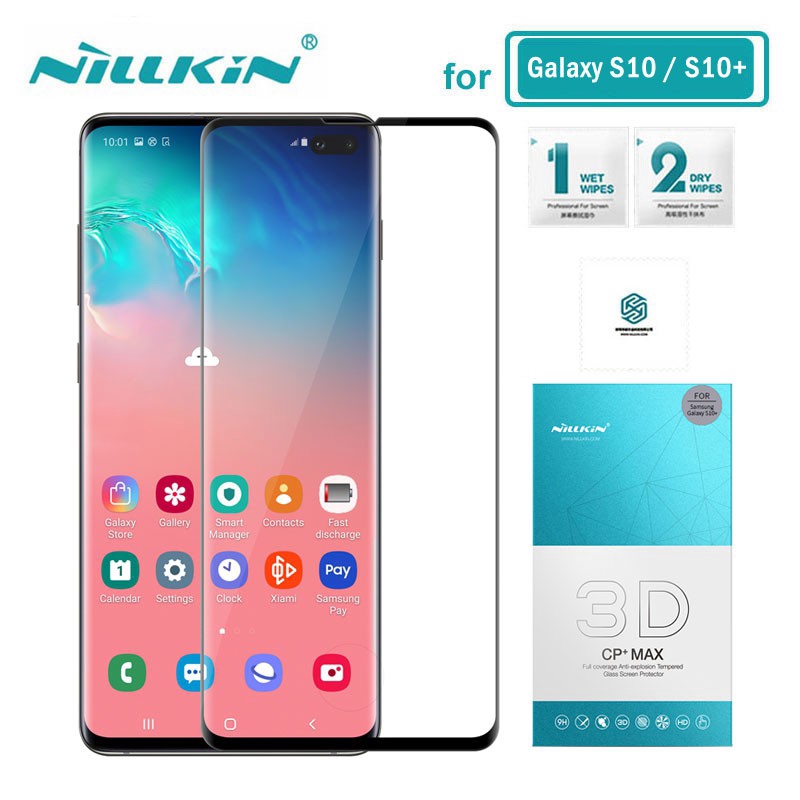 Kính cường lực Nillkin cho Samsung Galaxy S10 Plus S10 + S10E S20 S9 Plus S8 + S9 + Bảo vệ màn hình 3D cho Samsung S20 Ultra Glass