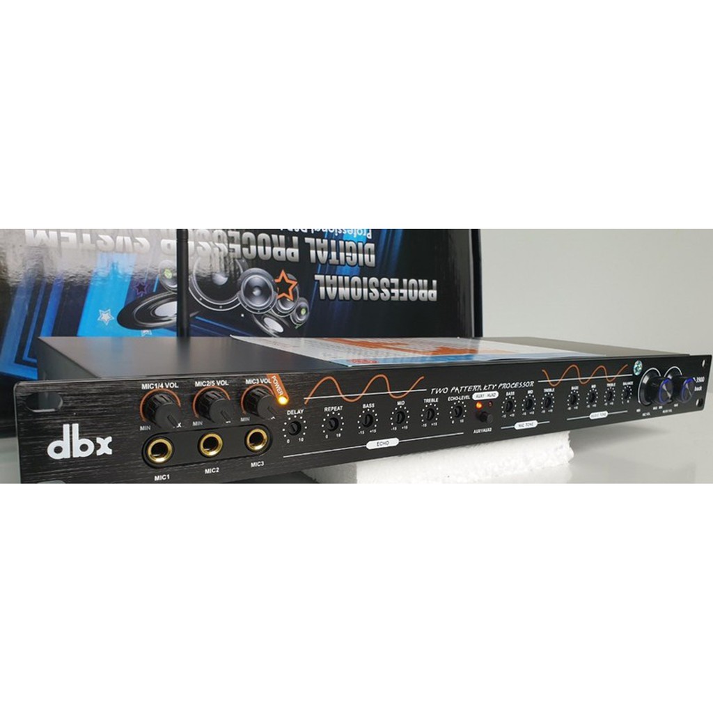 VANG CƠ DBX DSP-3900-CỔNG QUANG BLUETOOTH ECHO MƯỢT