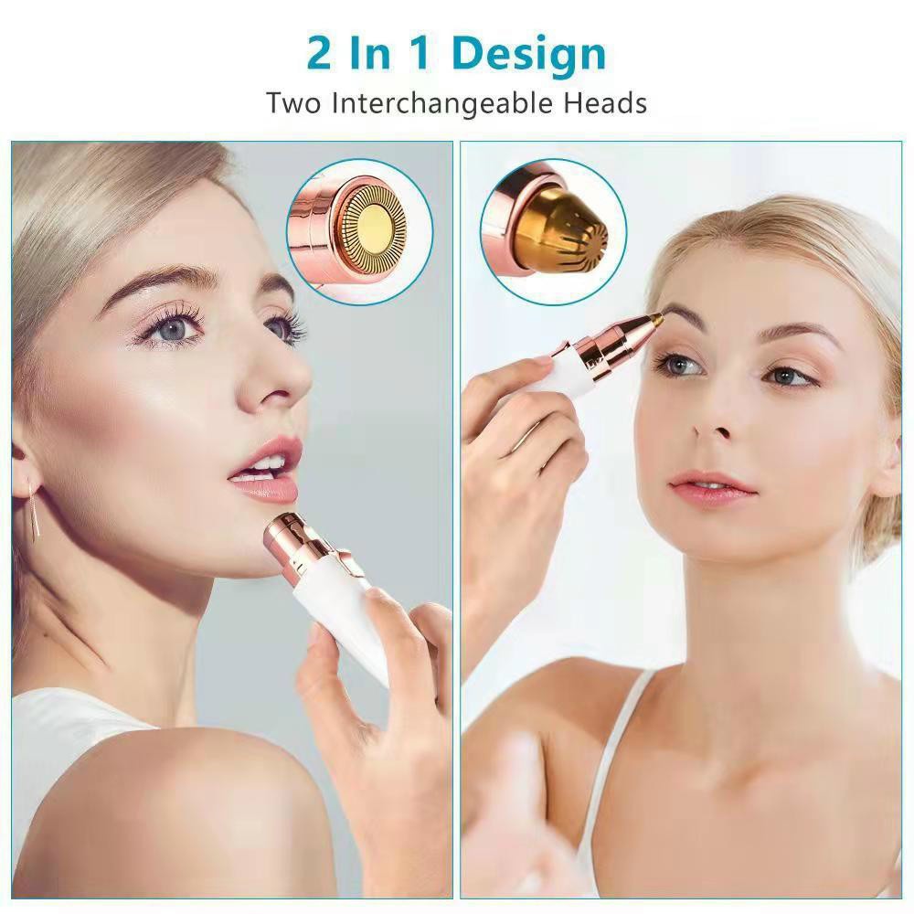 Máy Cạo Lông Mày 2in1 Máy Cạo Râu Cắt Tỉa Lông Bikini Thẩm Mỹ, Bút Tỉa Lông Mày, Cắt Tỉa Lông Toàn Thân Cho Nam Và Nữ