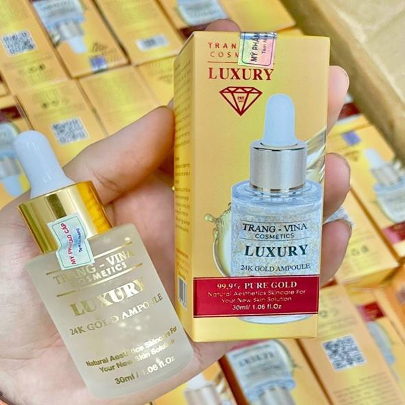 Serum TRANG VINA Cosmetics Luxury - 24k Gold Ampoule  - Wanbishop86
