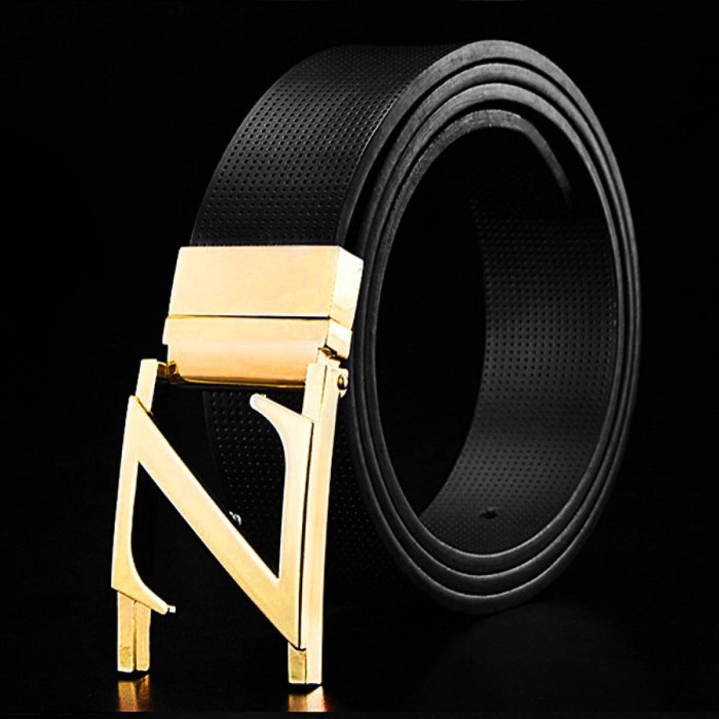 Thắt lưng nam, dây nịt nam da khóa kim xoay hai mặt cao cấp chữ Z