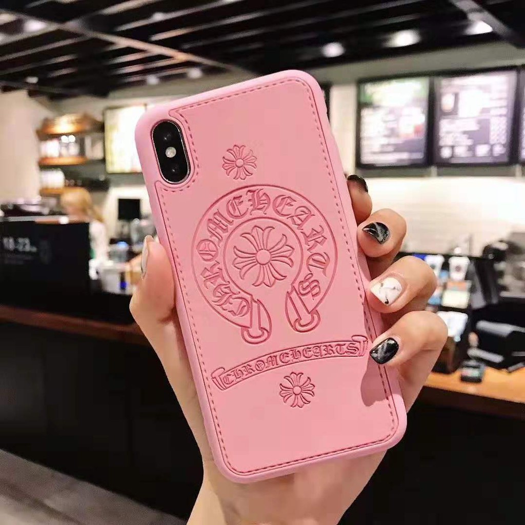 Ốp lưng mềm họa tiết Chrome Hearts cho iPhone12promax 11 Pro Max XsMax XR Xs i6/7/8 Plus