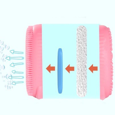 Bông Tắm Silicon Tạo Bọt 2 Mặt Siêu Mềm - Bông Tắm Tẩy Da Chết Thông Minh  🍉Duashop🍉