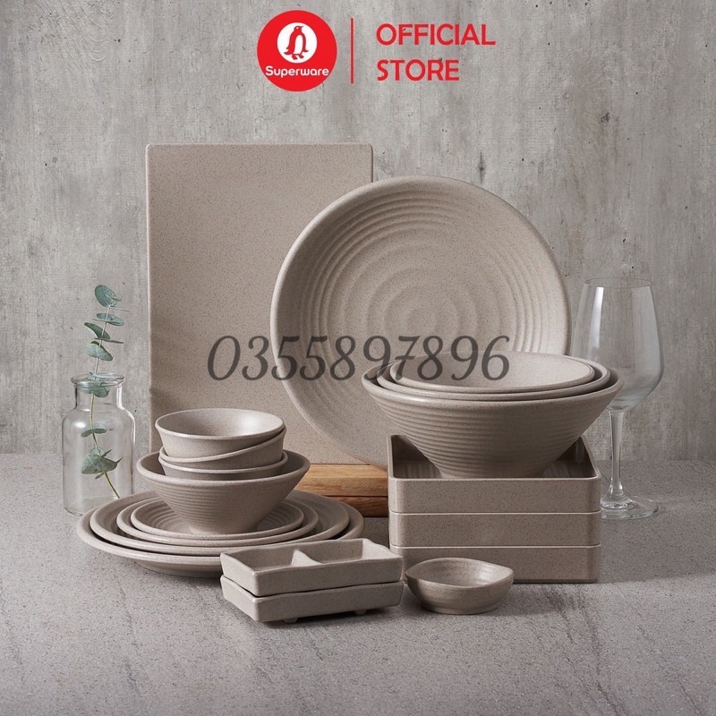 Bát đĩa phíp Thái Lan Không Vỡ 100% MELAMINE